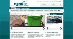 Desktop Screenshot of mendip.gov.uk