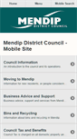 Mobile Screenshot of mendip.gov.uk