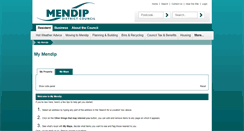 Desktop Screenshot of maps.mendip.gov.uk